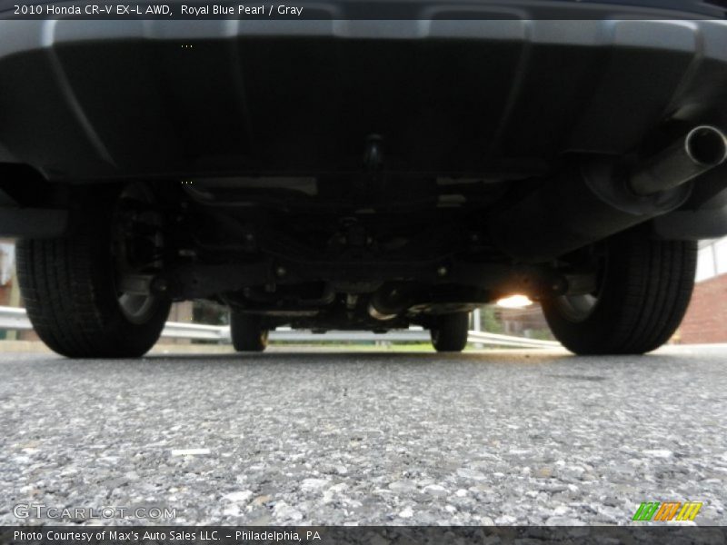 Royal Blue Pearl / Gray 2010 Honda CR-V EX-L AWD