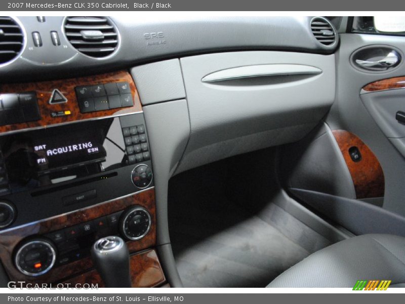 Black / Black 2007 Mercedes-Benz CLK 350 Cabriolet