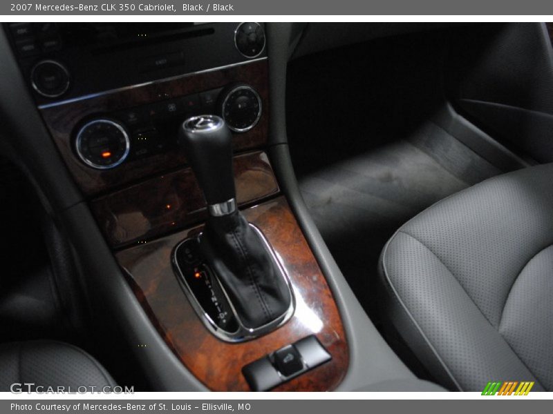 Black / Black 2007 Mercedes-Benz CLK 350 Cabriolet