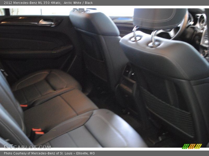 Arctic White / Black 2012 Mercedes-Benz ML 350 4Matic