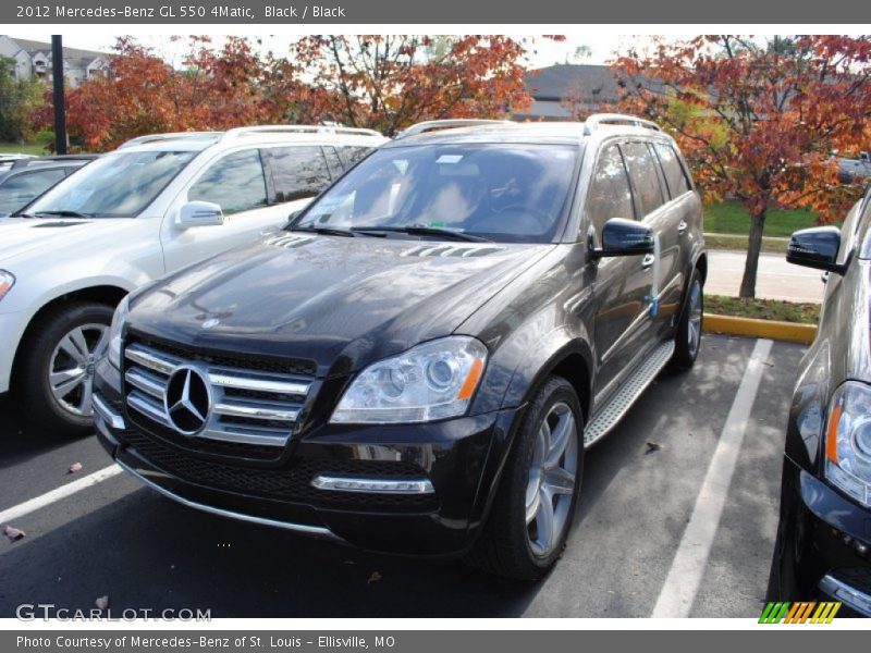 Black / Black 2012 Mercedes-Benz GL 550 4Matic