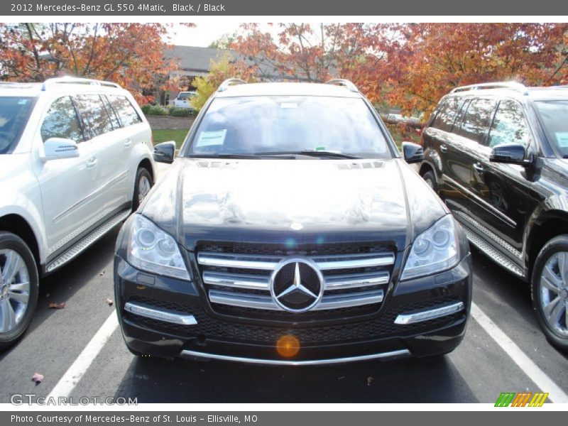 Black / Black 2012 Mercedes-Benz GL 550 4Matic