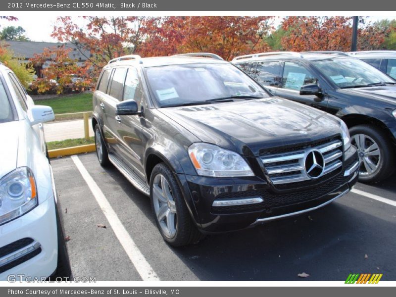 Black / Black 2012 Mercedes-Benz GL 550 4Matic