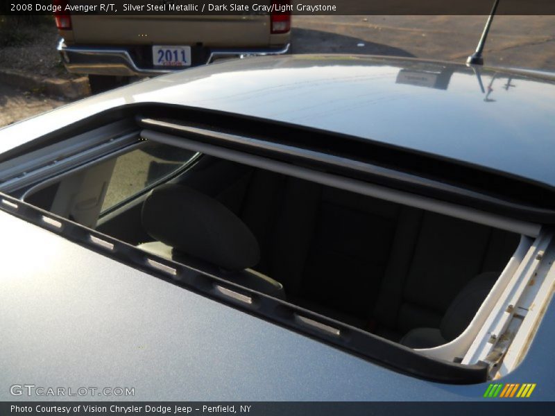 Silver Steel Metallic / Dark Slate Gray/Light Graystone 2008 Dodge Avenger R/T