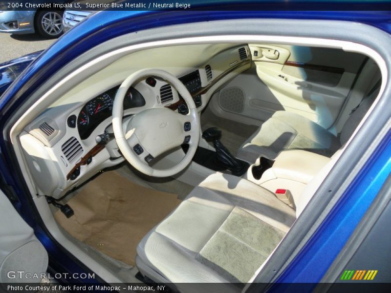 Superior Blue Metallic / Neutral Beige 2004 Chevrolet Impala LS
