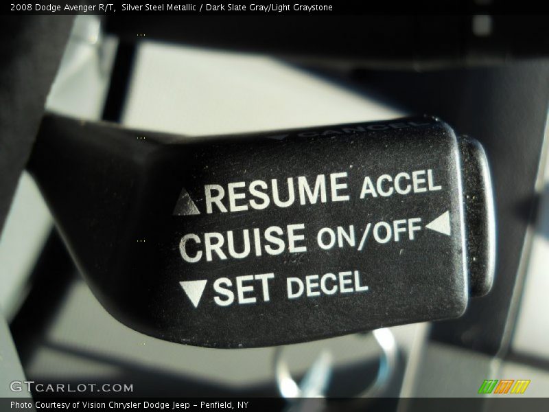 Silver Steel Metallic / Dark Slate Gray/Light Graystone 2008 Dodge Avenger R/T