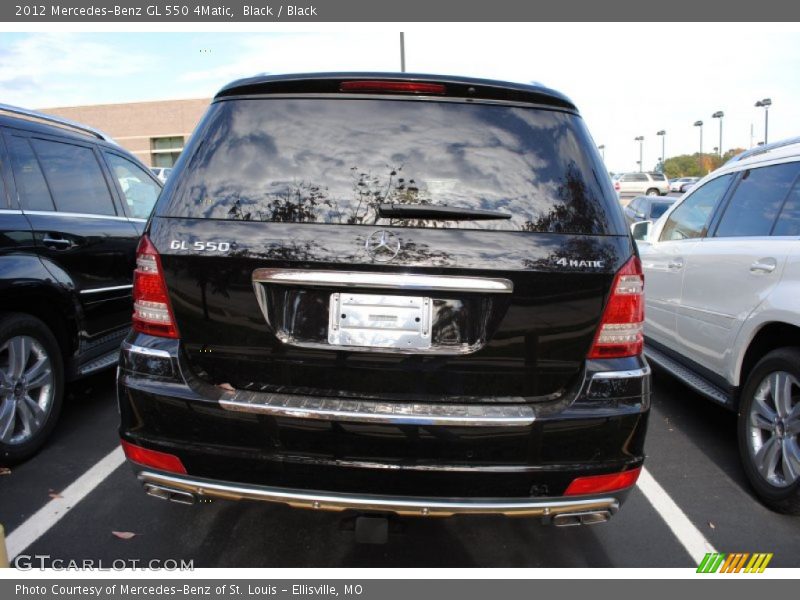 Black / Black 2012 Mercedes-Benz GL 550 4Matic