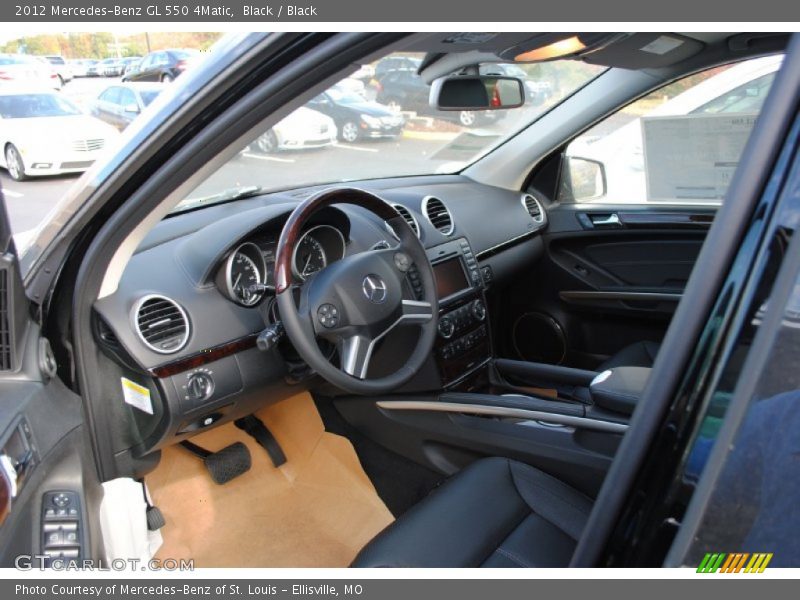 Black / Black 2012 Mercedes-Benz GL 550 4Matic