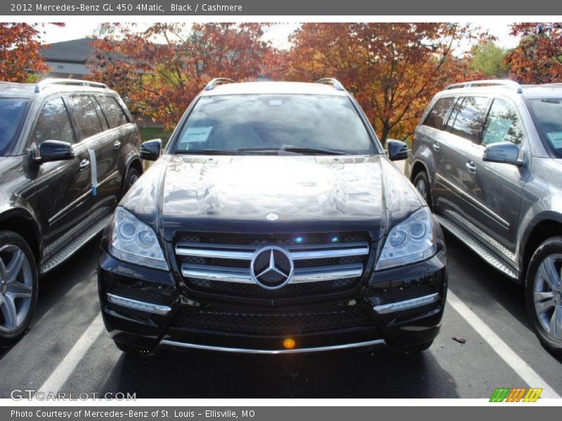 Black / Cashmere 2012 Mercedes-Benz GL 450 4Matic