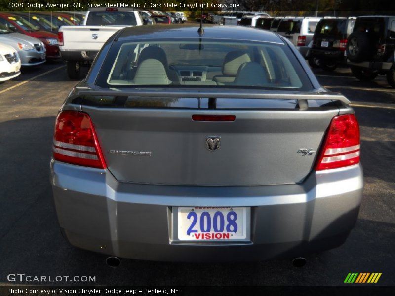 Silver Steel Metallic / Dark Slate Gray/Light Graystone 2008 Dodge Avenger R/T