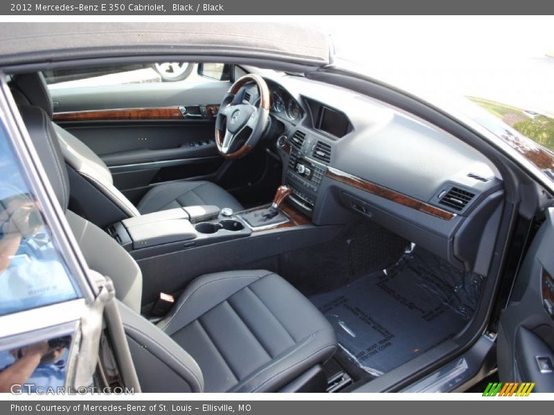  2012 E 350 Cabriolet Black Interior