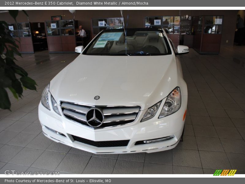 Diamond White Metallic / Almond/Mocha 2012 Mercedes-Benz E 350 Cabriolet