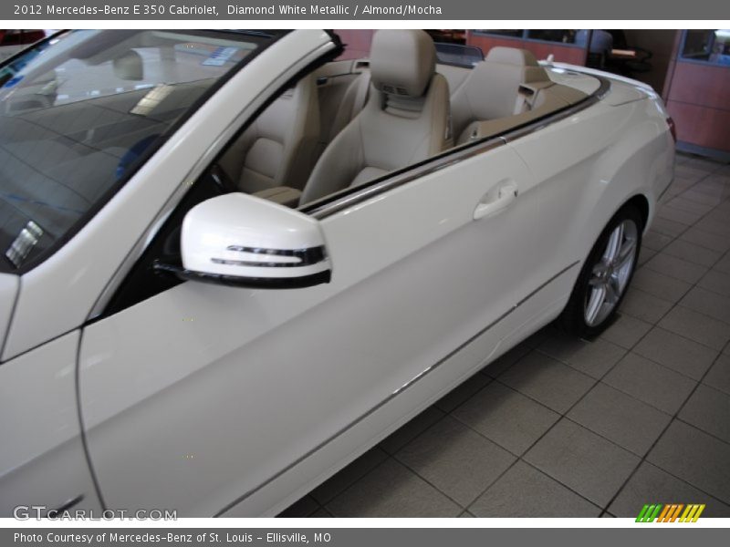 Diamond White Metallic / Almond/Mocha 2012 Mercedes-Benz E 350 Cabriolet