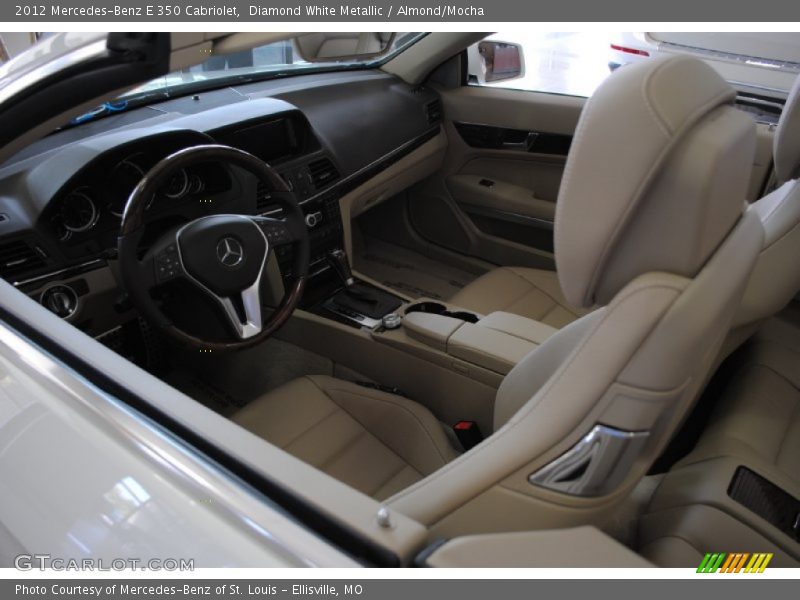 Diamond White Metallic / Almond/Mocha 2012 Mercedes-Benz E 350 Cabriolet