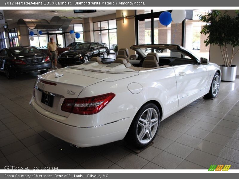 Diamond White Metallic / Almond/Mocha 2012 Mercedes-Benz E 350 Cabriolet