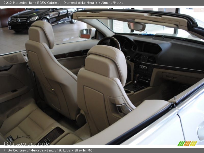 Diamond White Metallic / Almond/Mocha 2012 Mercedes-Benz E 350 Cabriolet