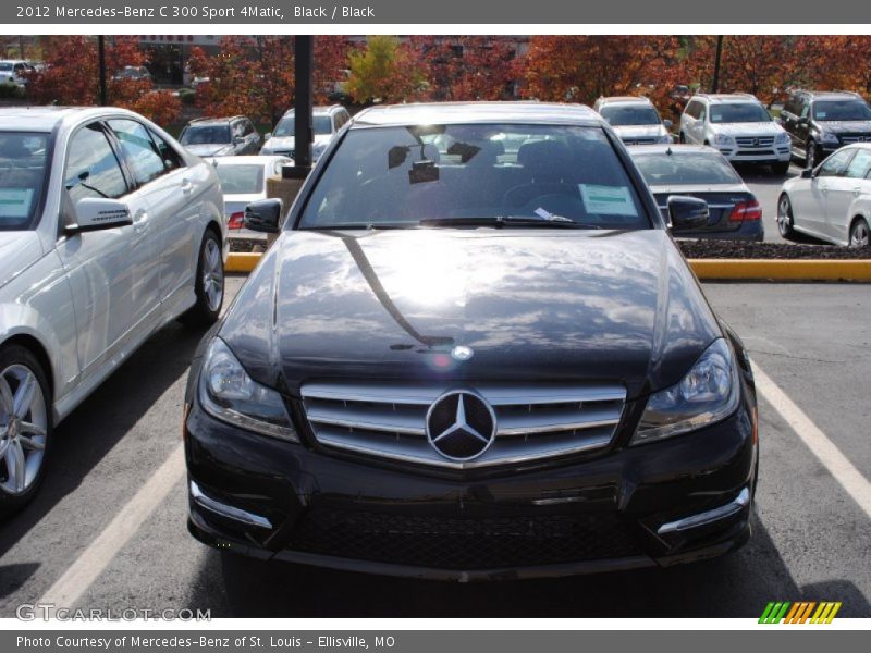 Black / Black 2012 Mercedes-Benz C 300 Sport 4Matic