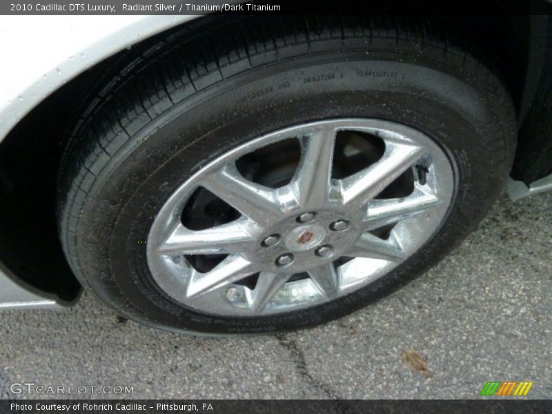 Radiant Silver / Titanium/Dark Titanium 2010 Cadillac DTS Luxury