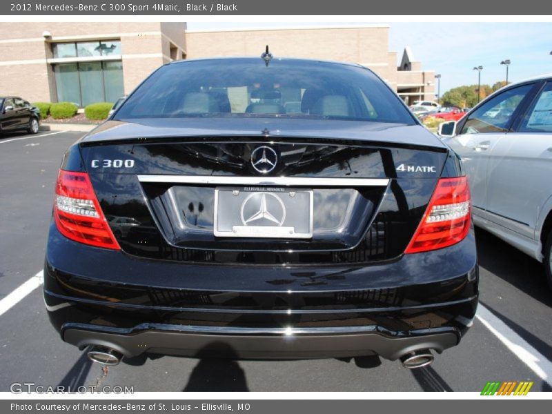 Black / Black 2012 Mercedes-Benz C 300 Sport 4Matic