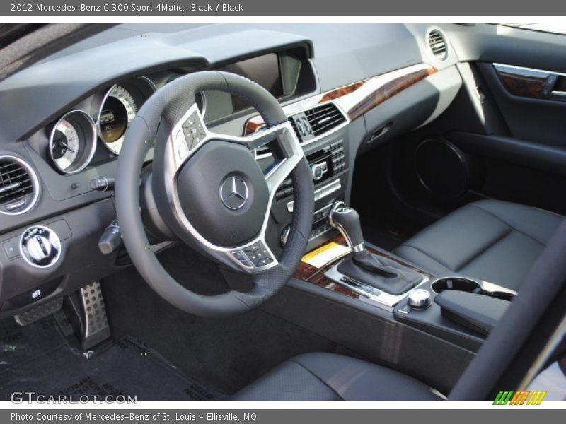  2012 C 300 Sport 4Matic Black Interior