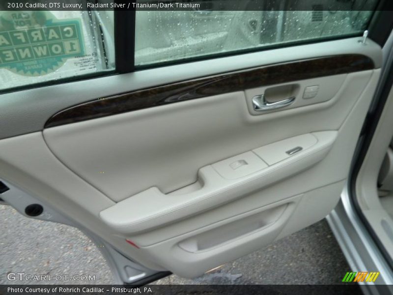 Radiant Silver / Titanium/Dark Titanium 2010 Cadillac DTS Luxury