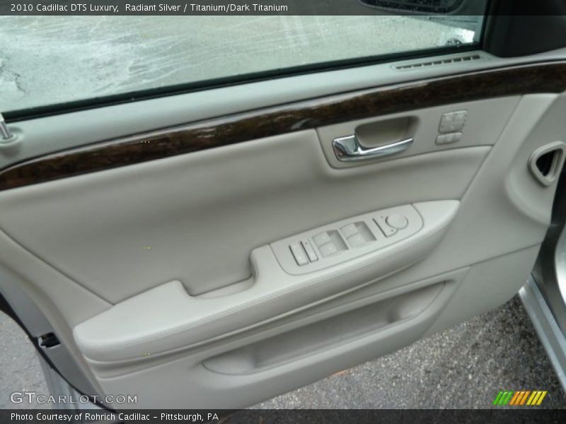 Radiant Silver / Titanium/Dark Titanium 2010 Cadillac DTS Luxury