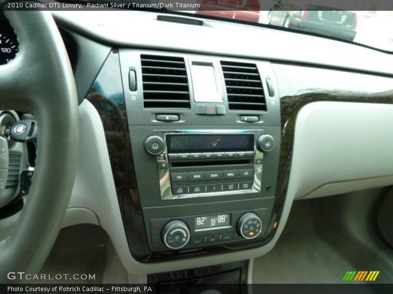 Radiant Silver / Titanium/Dark Titanium 2010 Cadillac DTS Luxury