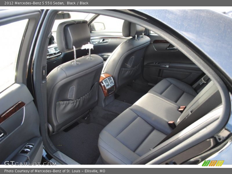  2012 S 550 Sedan Black Interior