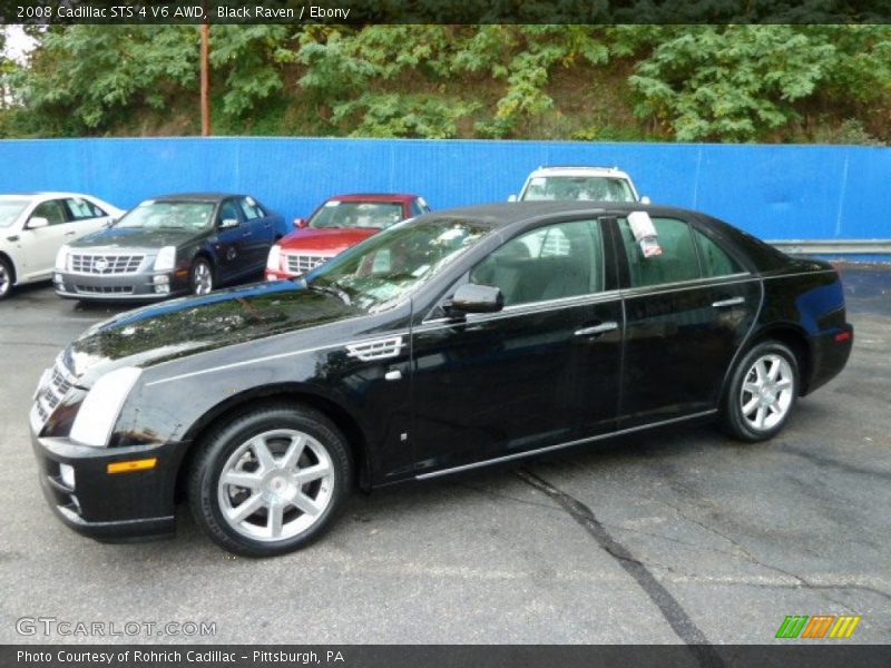 Black Raven / Ebony 2008 Cadillac STS 4 V6 AWD