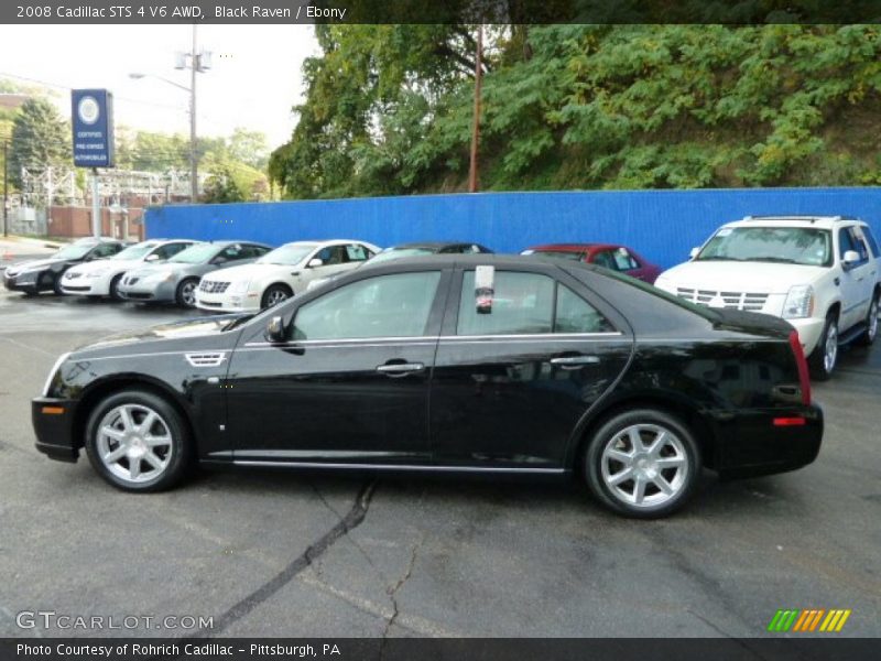 Black Raven / Ebony 2008 Cadillac STS 4 V6 AWD