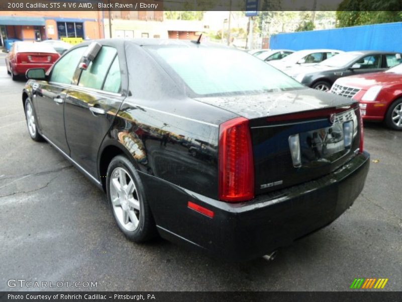 Black Raven / Ebony 2008 Cadillac STS 4 V6 AWD