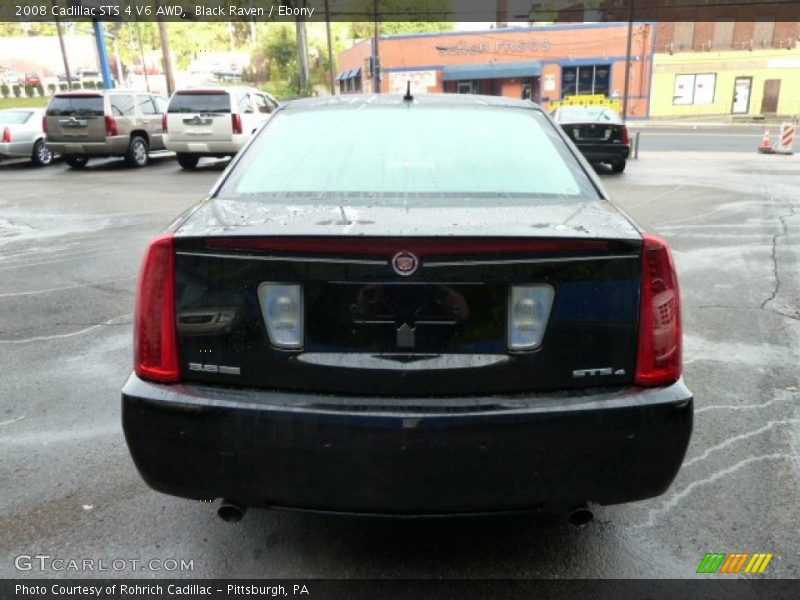 Black Raven / Ebony 2008 Cadillac STS 4 V6 AWD