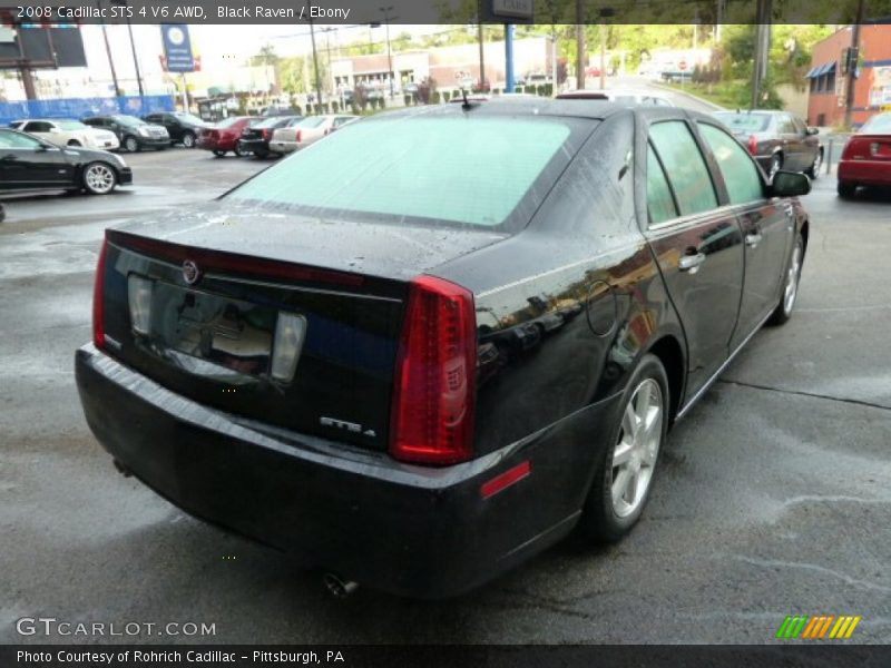 Black Raven / Ebony 2008 Cadillac STS 4 V6 AWD