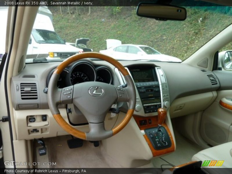 Savannah Metallic / Ivory 2008 Lexus RX 350 AWD