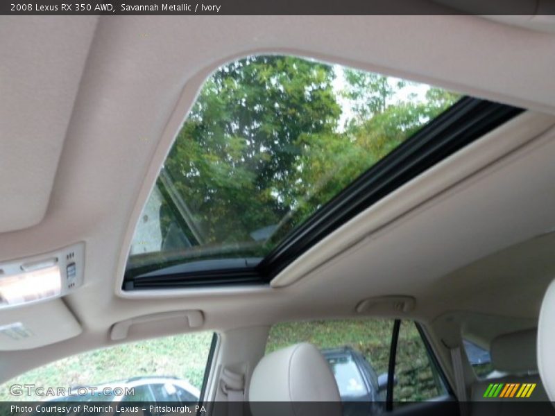 Savannah Metallic / Ivory 2008 Lexus RX 350 AWD