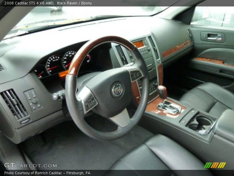 Black Raven / Ebony 2008 Cadillac STS 4 V6 AWD