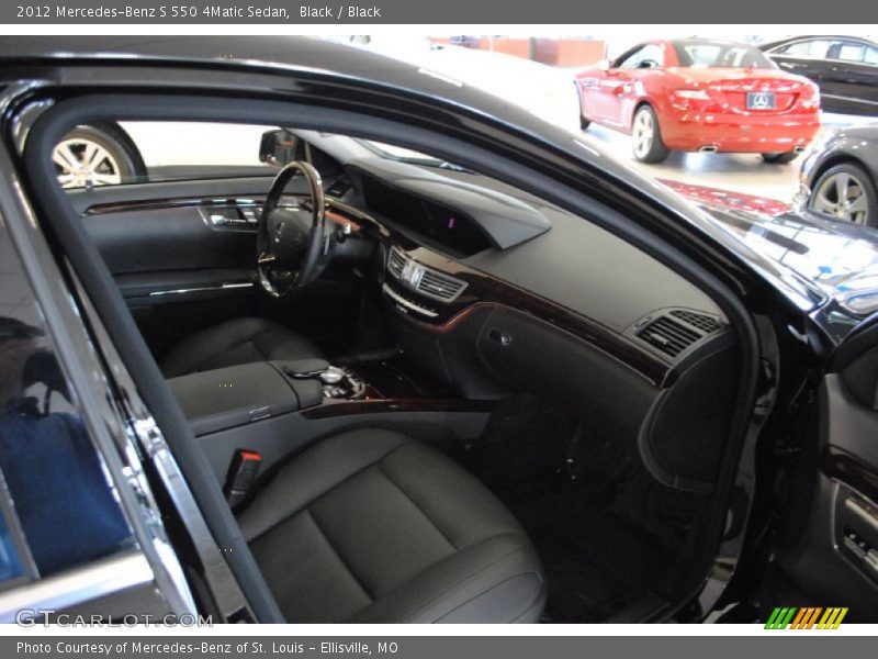 Black / Black 2012 Mercedes-Benz S 550 4Matic Sedan