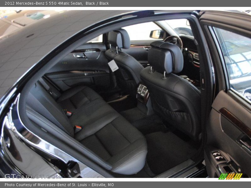 Black / Black 2012 Mercedes-Benz S 550 4Matic Sedan