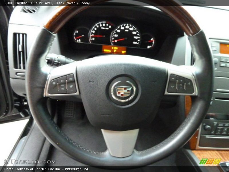 Black Raven / Ebony 2008 Cadillac STS 4 V6 AWD