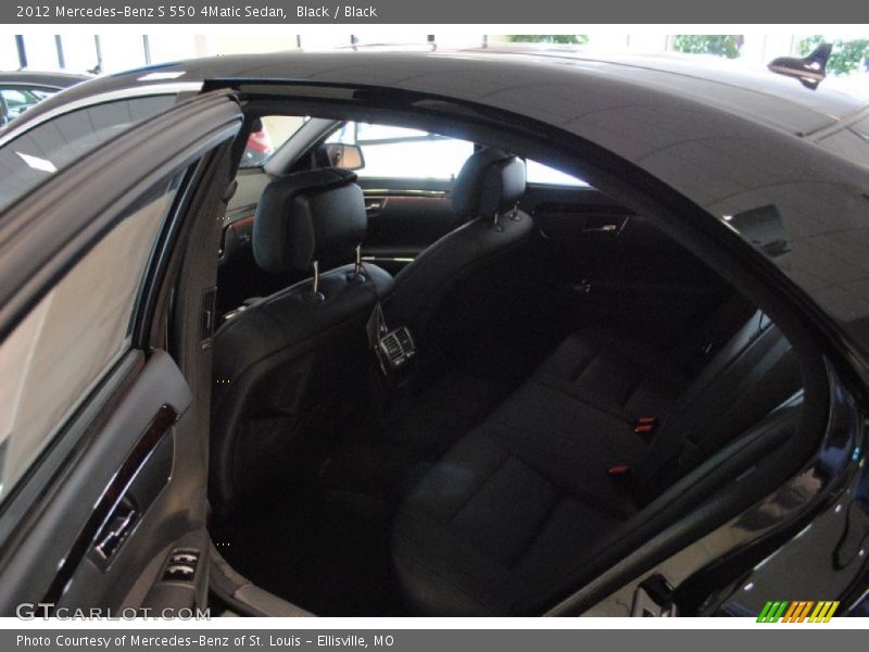 Black / Black 2012 Mercedes-Benz S 550 4Matic Sedan