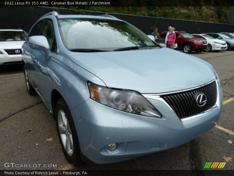 Front 3/4 View of 2012 RX 350 AWD