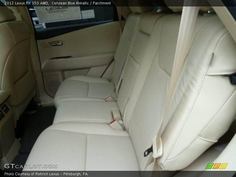 Cerulean Blue Metallic / Parchment 2012 Lexus RX 350 AWD