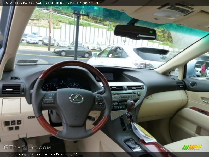 Dashboard of 2012 RX 350 AWD