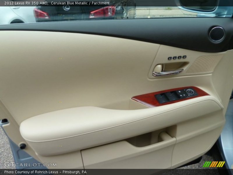 Cerulean Blue Metallic / Parchment 2012 Lexus RX 350 AWD