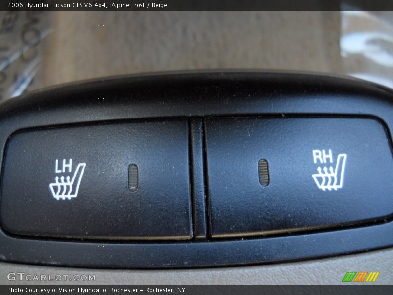 Alpine Frost / Beige 2006 Hyundai Tucson GLS V6 4x4