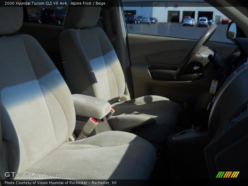 Alpine Frost / Beige 2006 Hyundai Tucson GLS V6 4x4