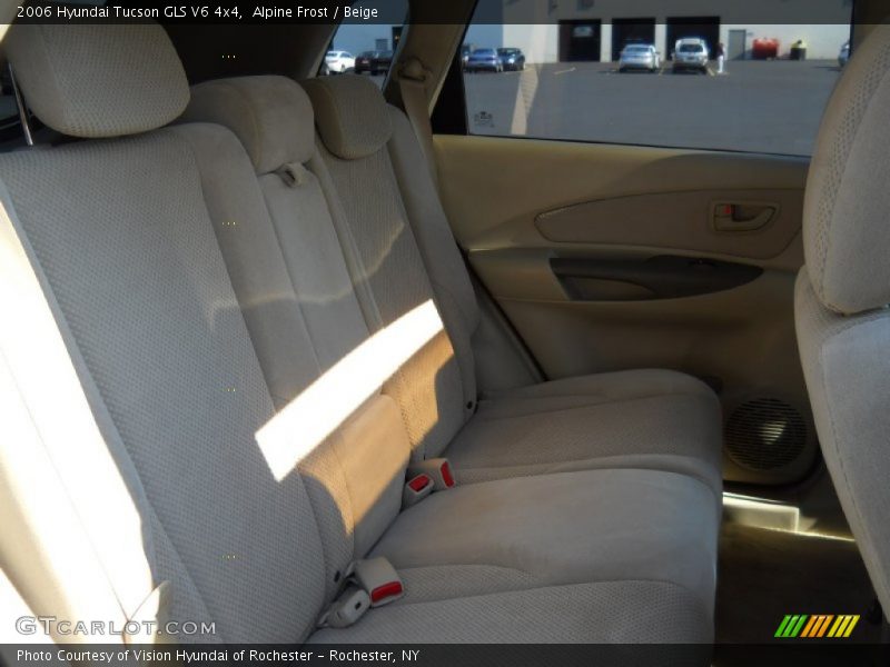 Alpine Frost / Beige 2006 Hyundai Tucson GLS V6 4x4