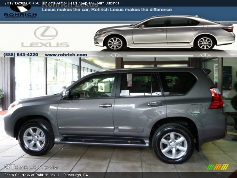 Knights Armor Pearl / Sepia/Auburn Bubinga 2012 Lexus GX 460