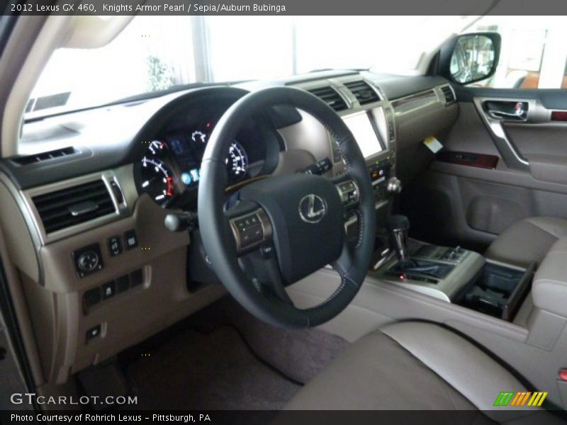 Knights Armor Pearl / Sepia/Auburn Bubinga 2012 Lexus GX 460