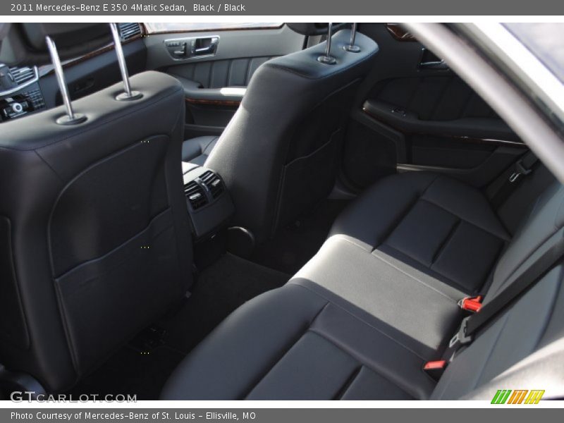 Black / Black 2011 Mercedes-Benz E 350 4Matic Sedan